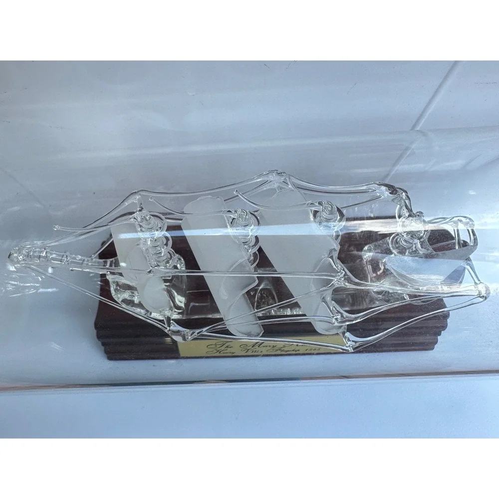Mary Rose Glass Ship In A Bottle Maritime Henry VIII Flagship 1545 - Picture 5 of 9